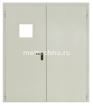 дверь противопожарная металлическая двупольная ДПМ Москва и Калуга